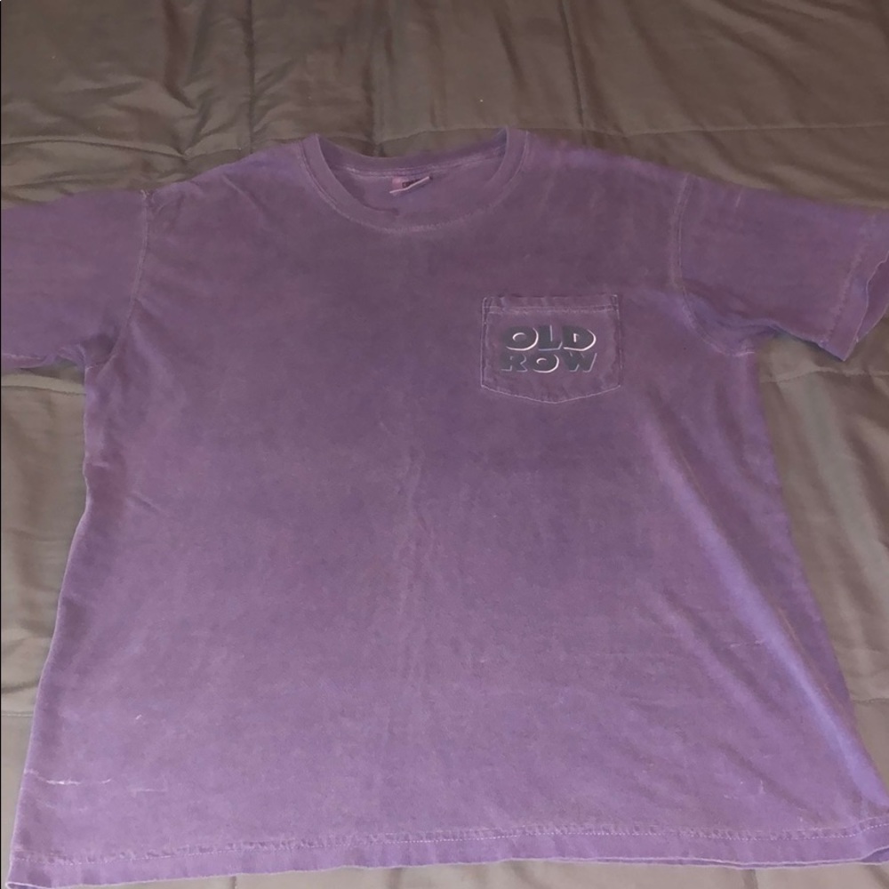 Men’s Comfort Colors Old Row Purple Tee